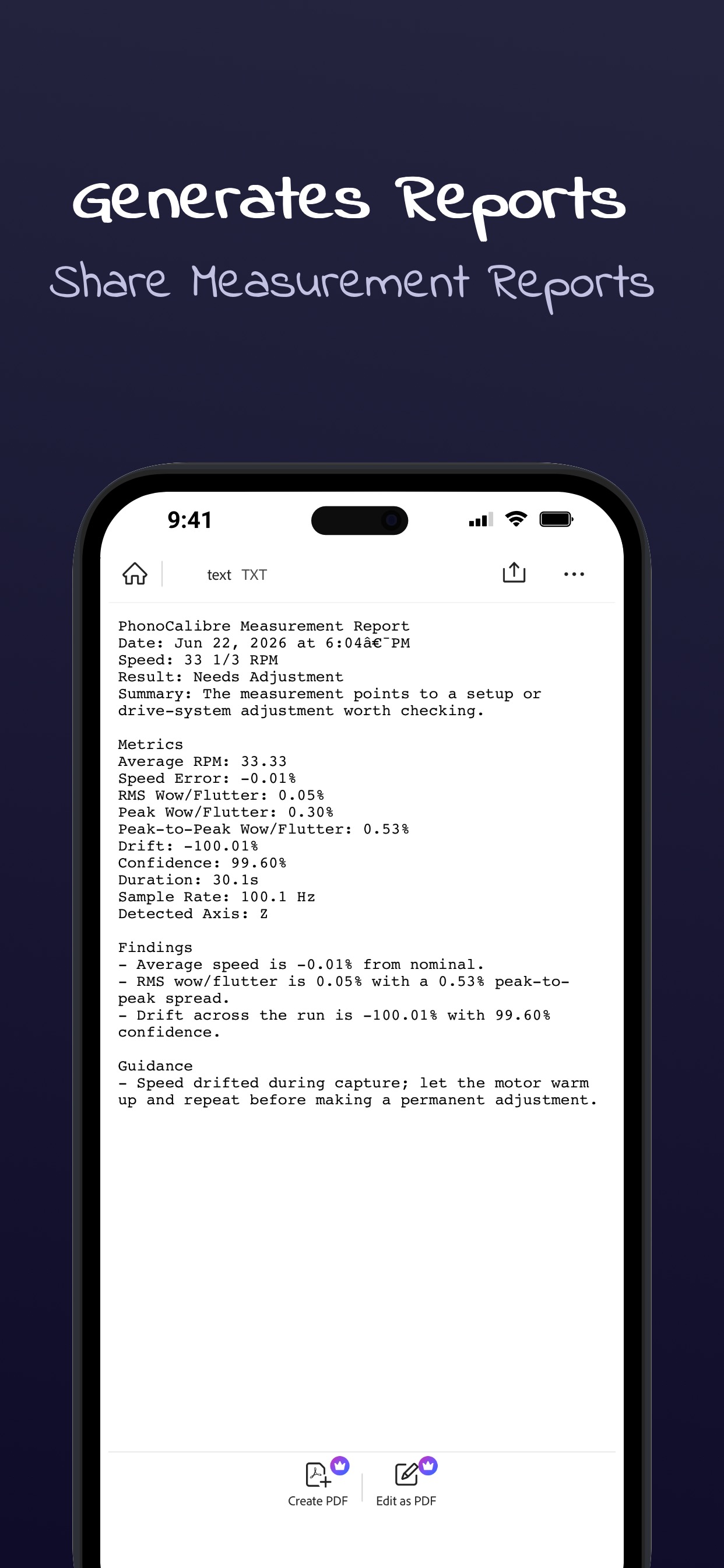 Onboarding guide for turntable measurement