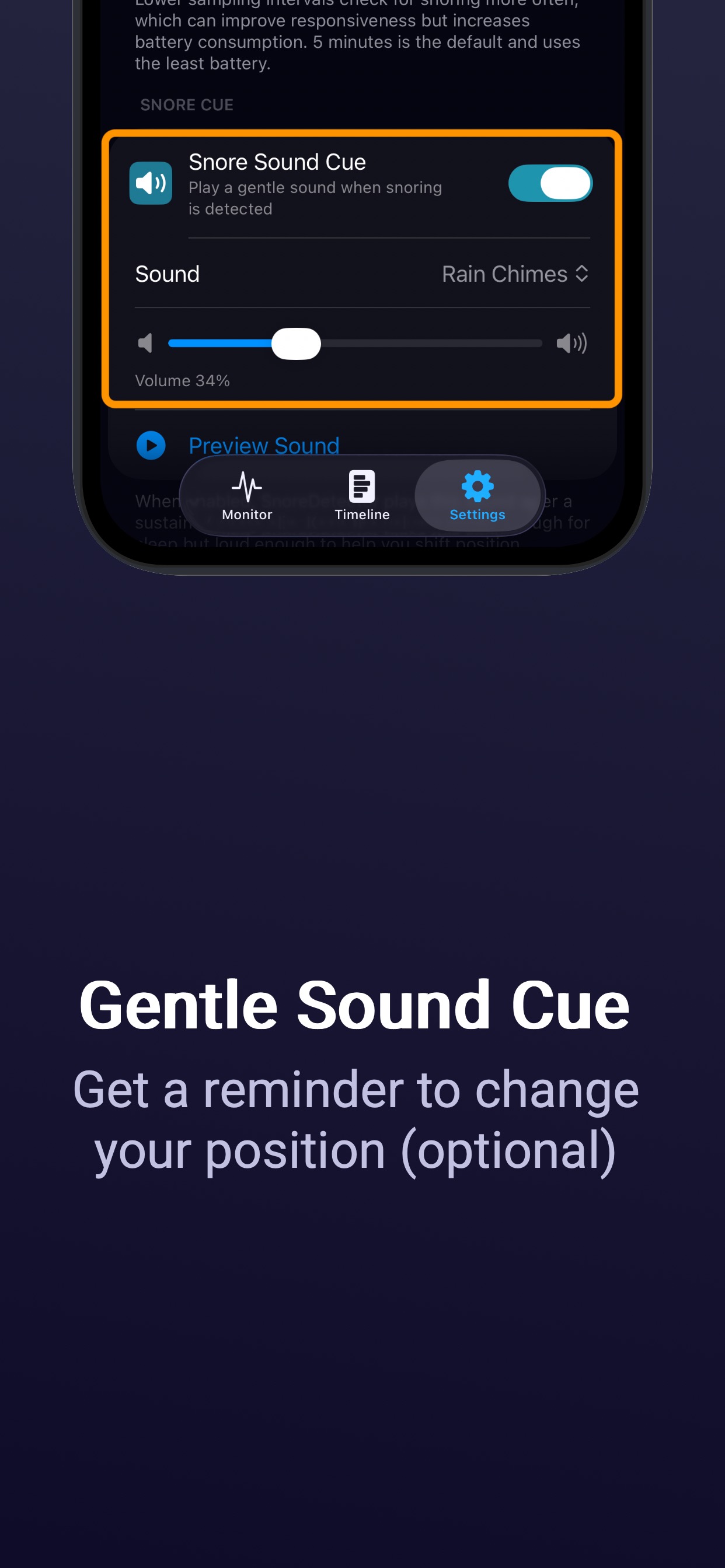 Settings — Customize cues, intervals, and retention