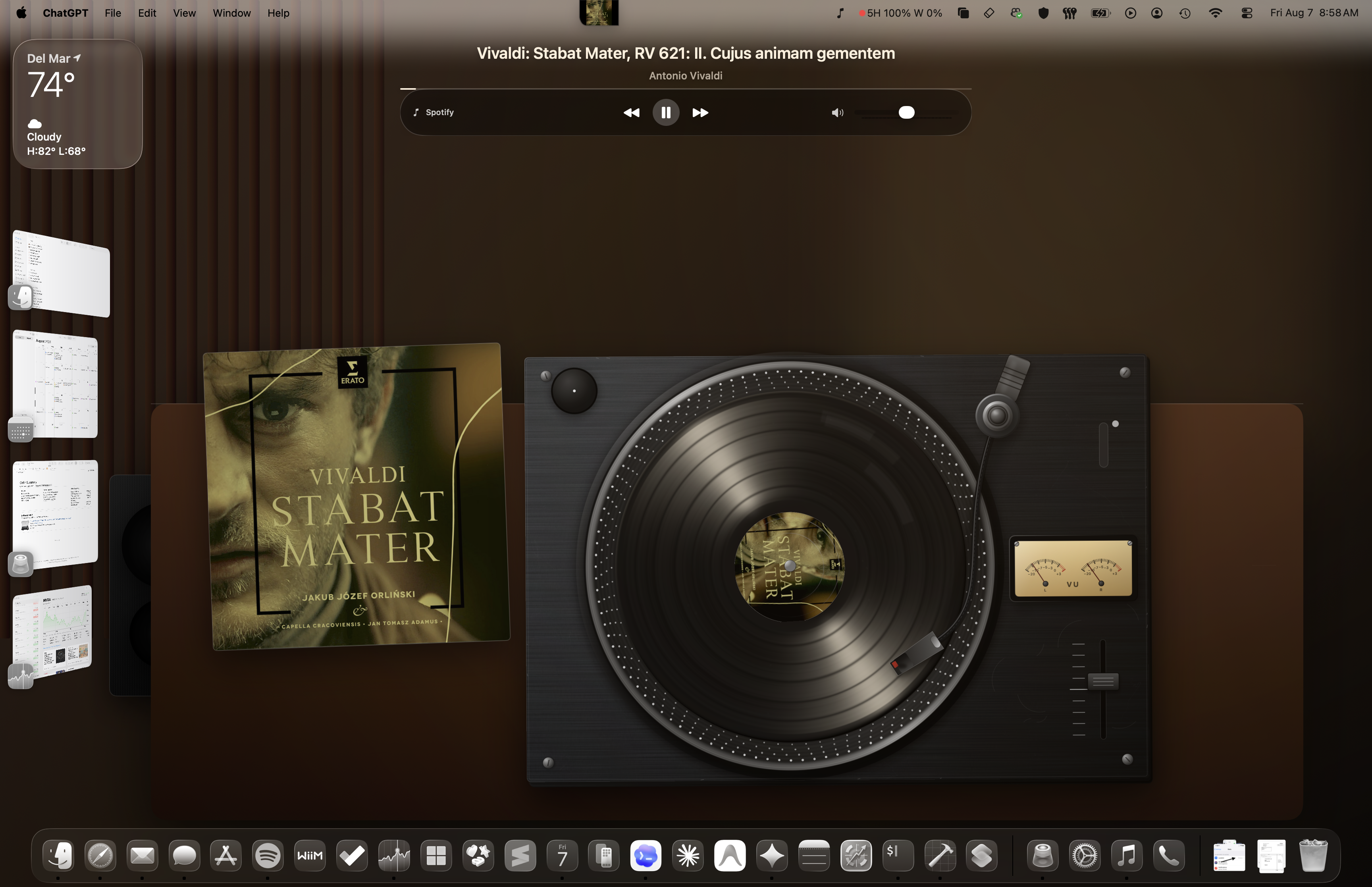 Vinyl Wallpaper Album Canvas