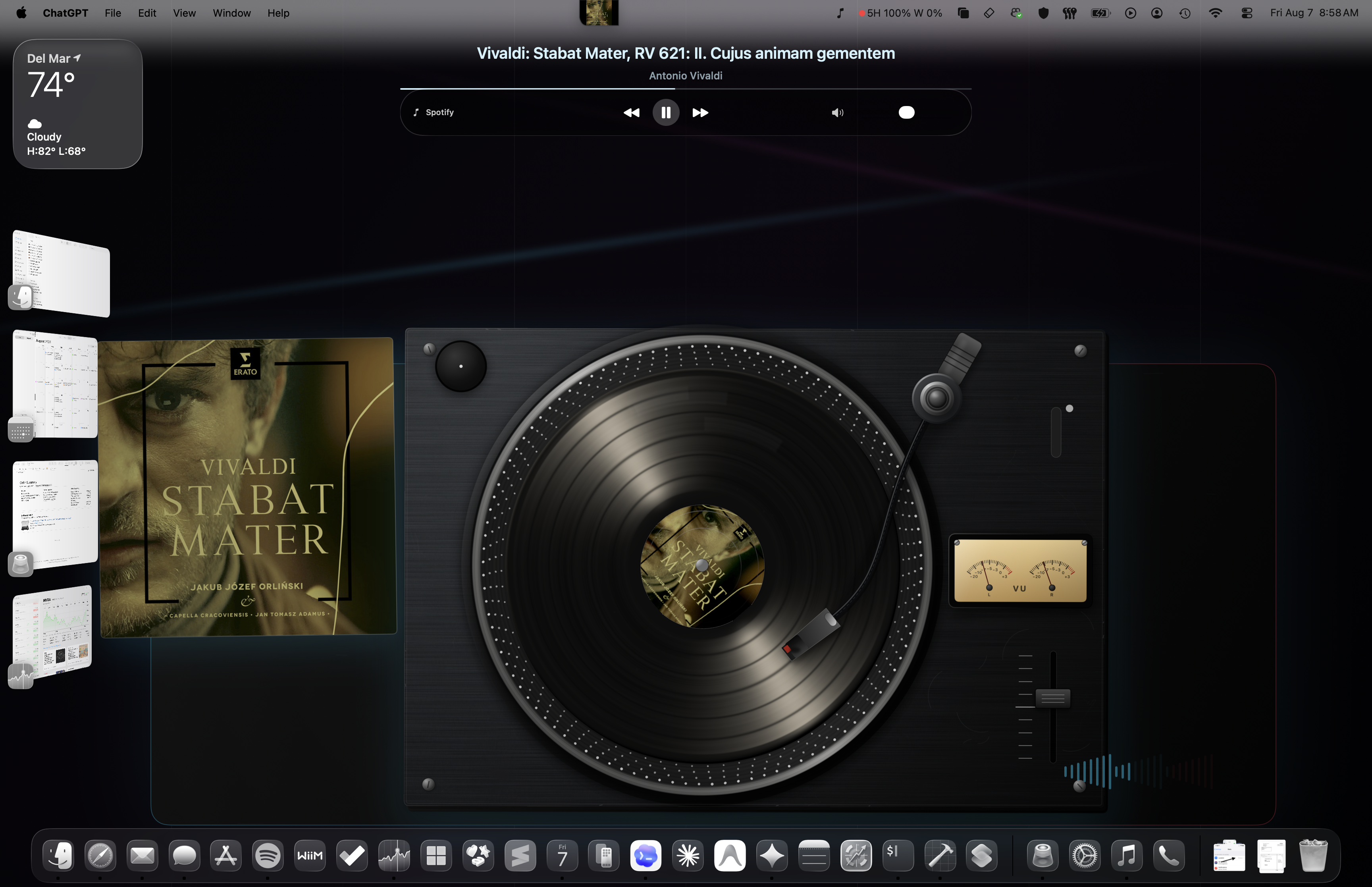 Vinyl Wallpaper Settings
